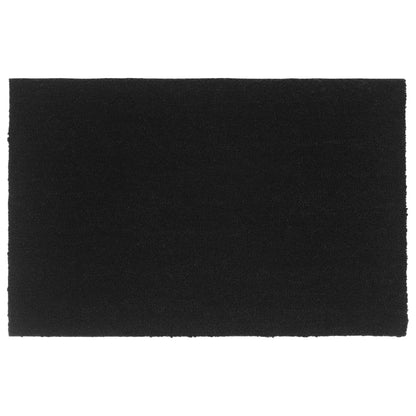 vidaXL Door Mat Black 65x100 cm Tufted Coir