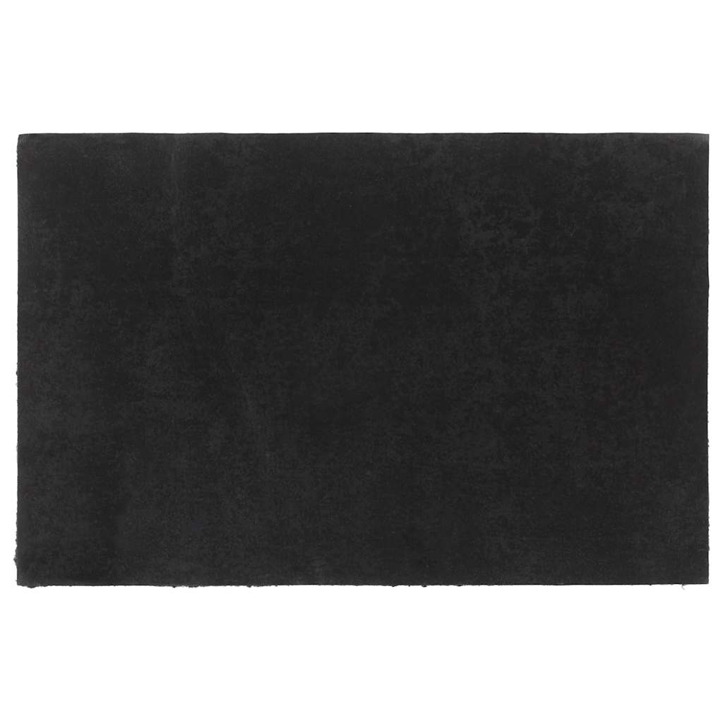 vidaXL Door Mat Black 65x100 cm Tufted Coir