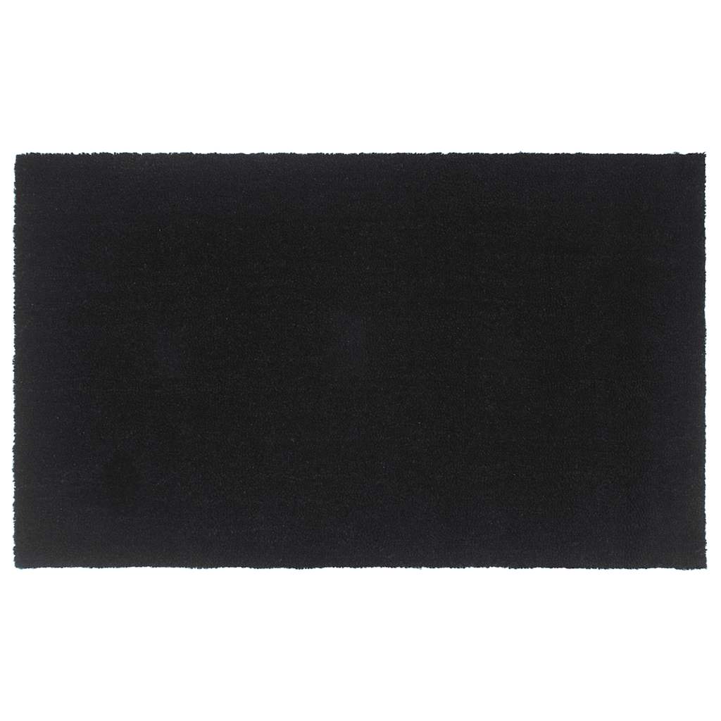 vidaXL Door Mat Black 90x150 cm Tufted Coir