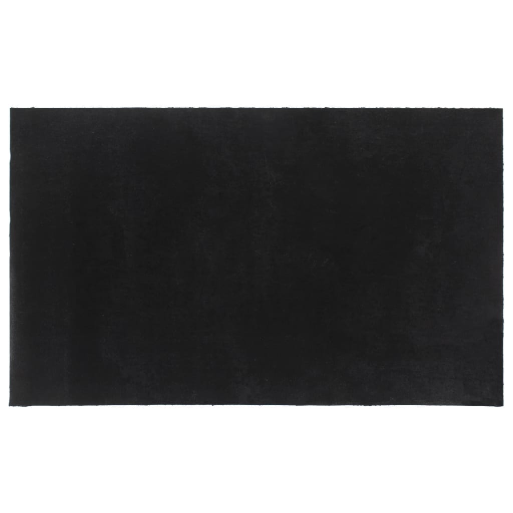 vidaXL Door Mat Black 90x150 cm Tufted Coir