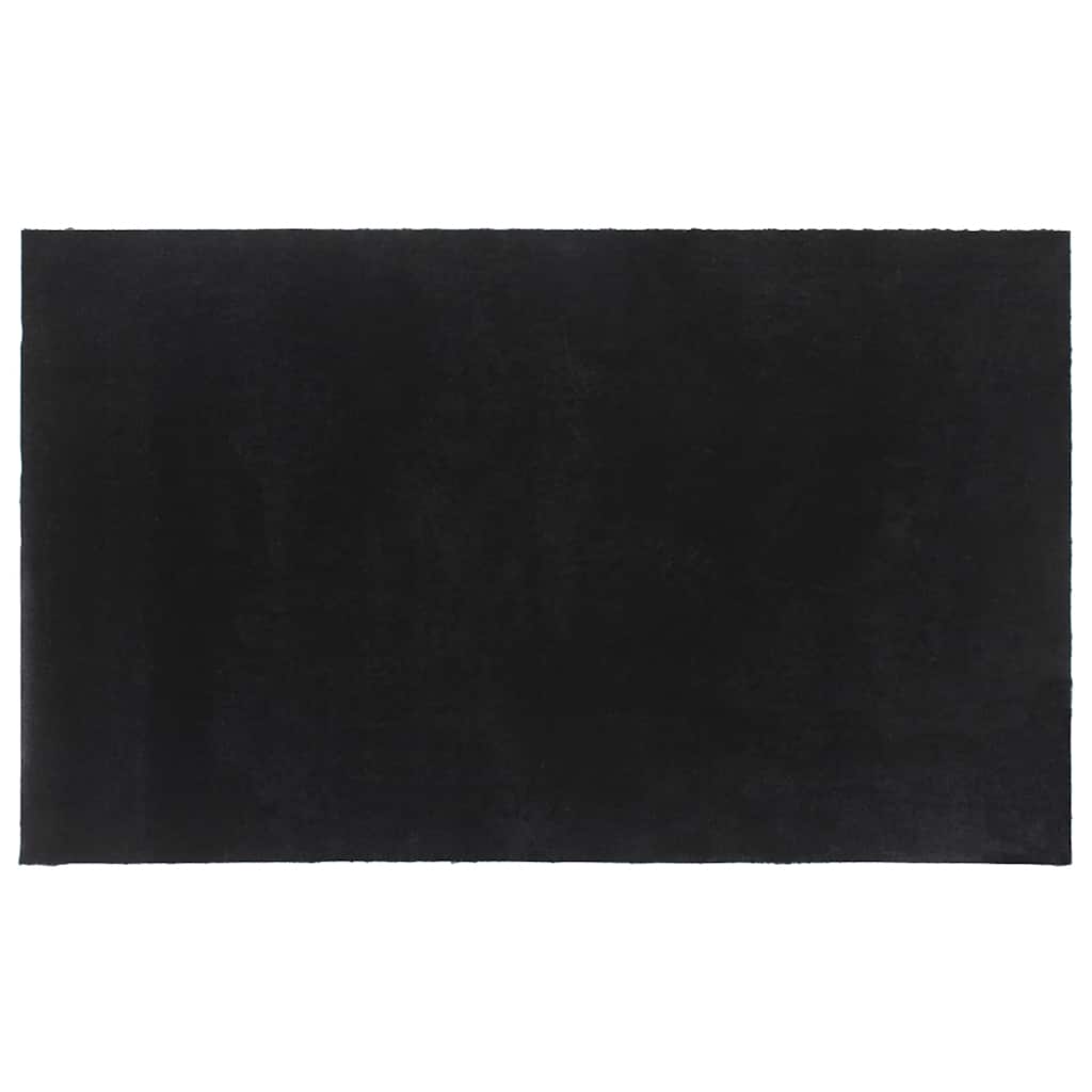 vidaXL Door Mat Black 90x150 cm Tufted Coir