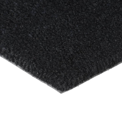 vidaXL Door Mat Black 90x150 cm Tufted Coir