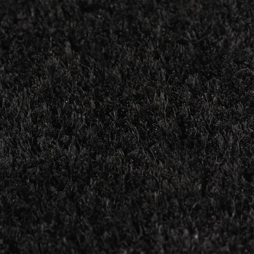 vidaXL Door Mat Black 100x300 cm Tufted Coir