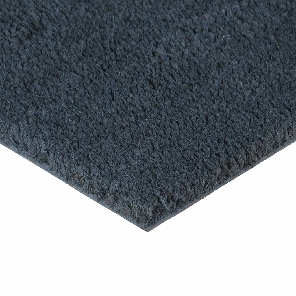 vidaXL Door Mats 2 pcs Dark Grey 40x60 cm Tufted Coir