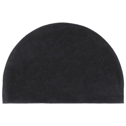 vidaXL Door Mat Dark Grey Half Round 40x60 cm Tufted Coir