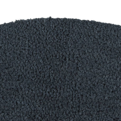 vidaXL Door Mat Dark Grey Half Round 40x60 cm Tufted Coir