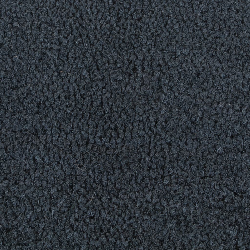 vidaXL Door Mat Dark Grey Half Round 40x60 cm Tufted Coir
