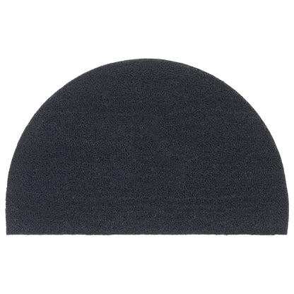 vidaXL Door Mat Dark Grey Half Round 50x80 cm Tufted Coir