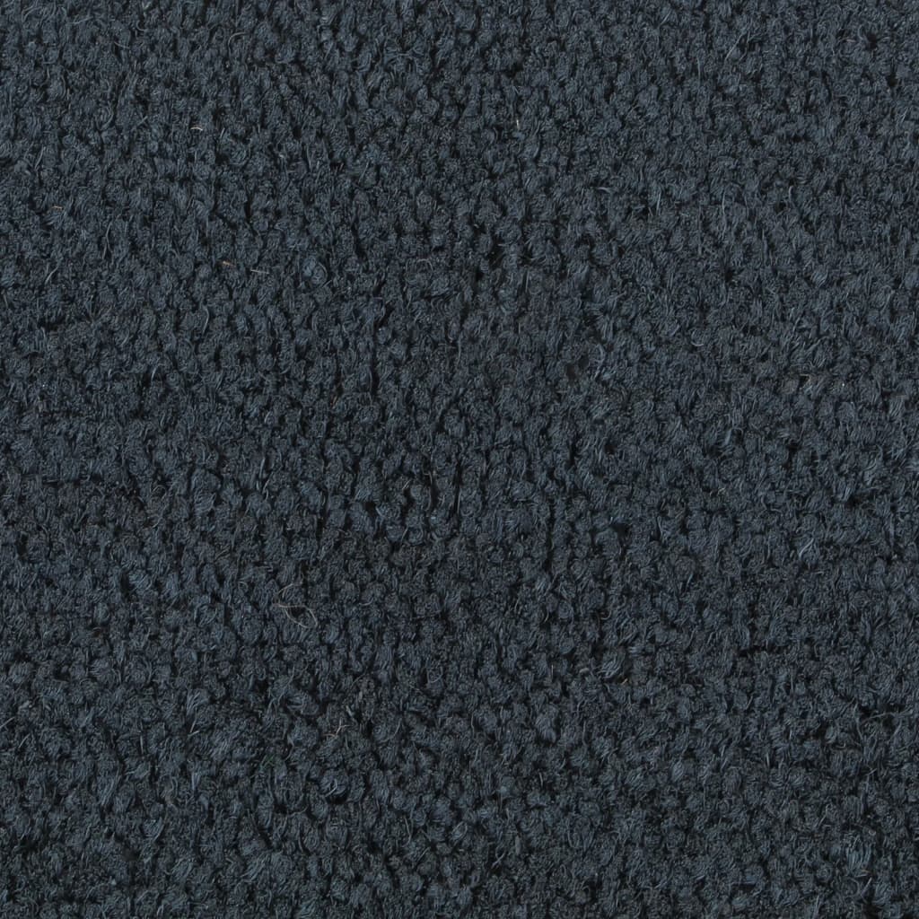 vidaXL Door Mat Dark Grey Half Round 60x90 cm Tufted Coir