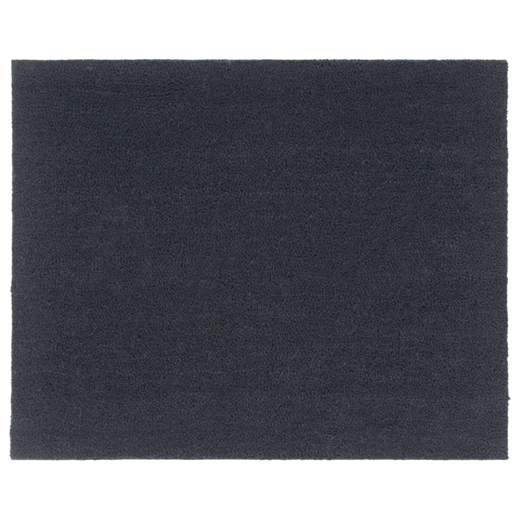 vidaXL Door Mat Dark Grey 80x100 cm Tufted Coir
