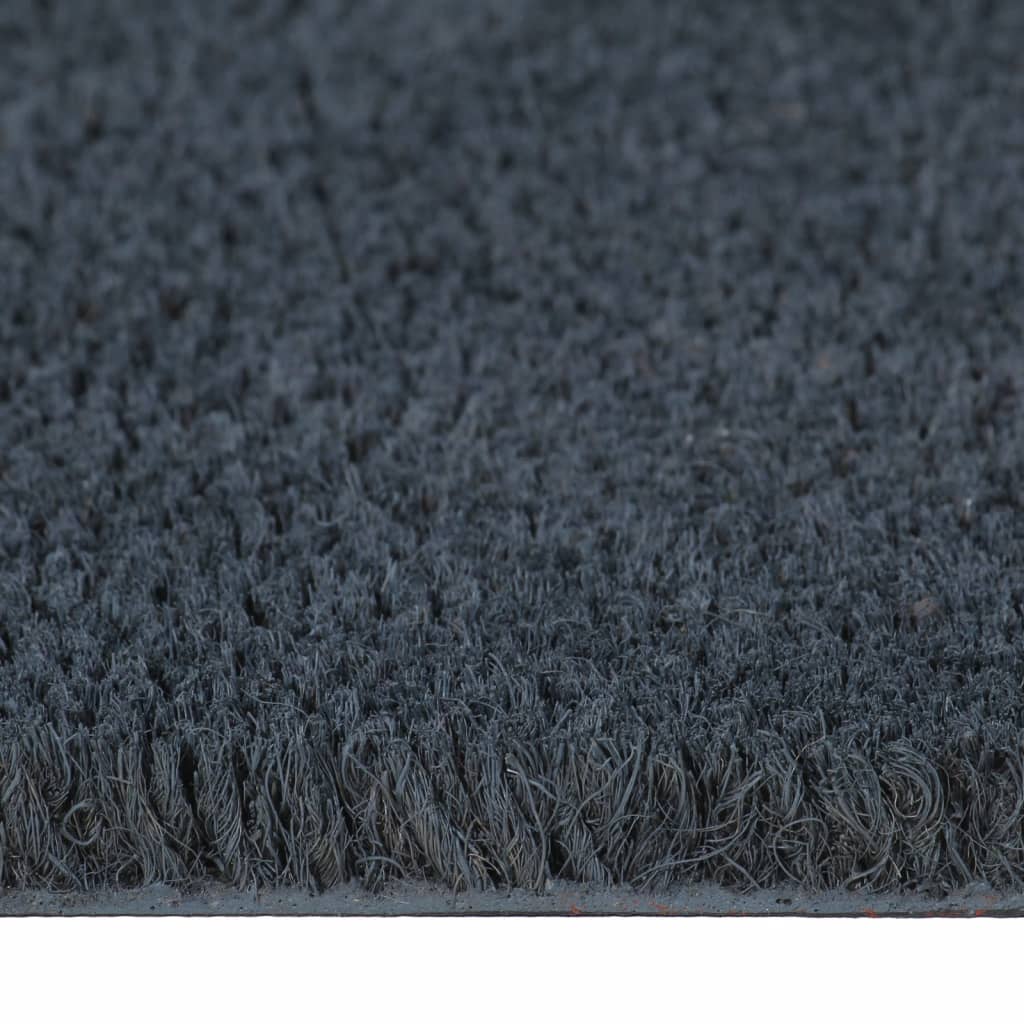 vidaXL Door Mat Dark Grey 80x100 cm Tufted Coir