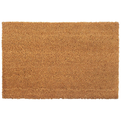 vidaXL Door Mat Natural 50x80 cm Tufted Coir