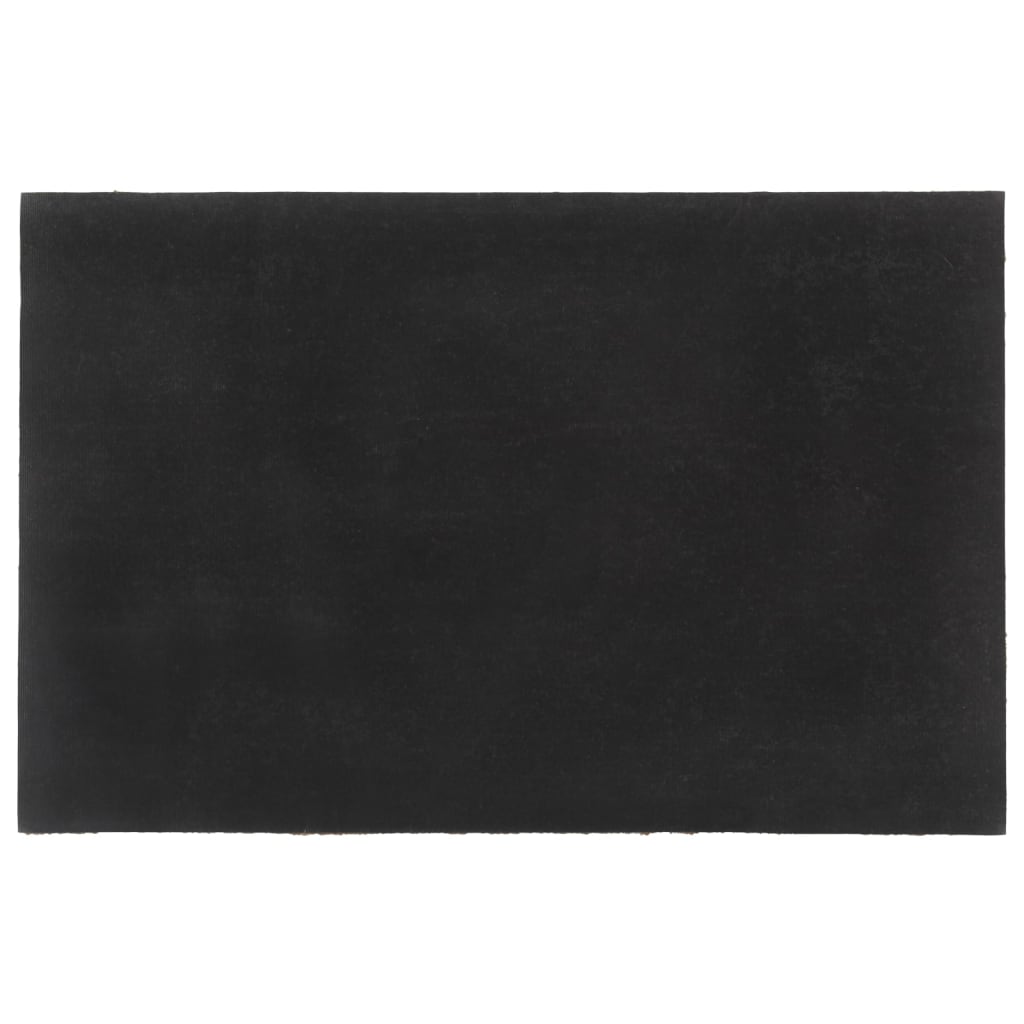 vidaXL Door Mat Natural 65x100 cm Tufted Coir