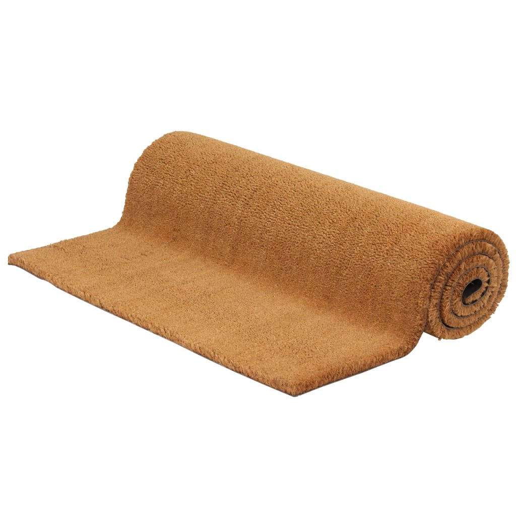 vidaXL Door Mat Natural 80x100 cm Tufted Coir
