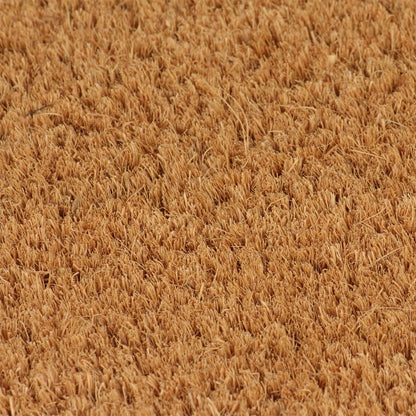 vidaXL Door Mat Natural 80x100 cm Tufted Coir