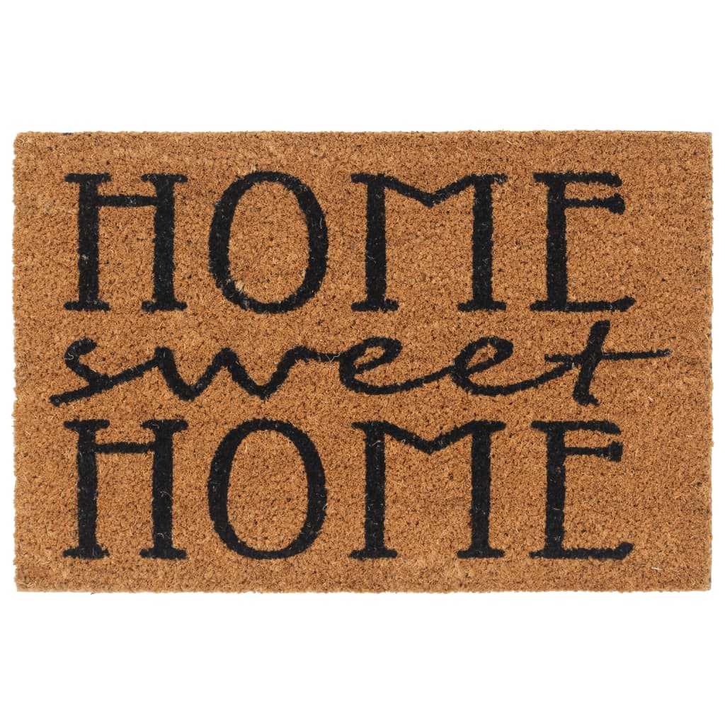 vidaXL Door Mat Natural 40x60 cm Tufted Coir
