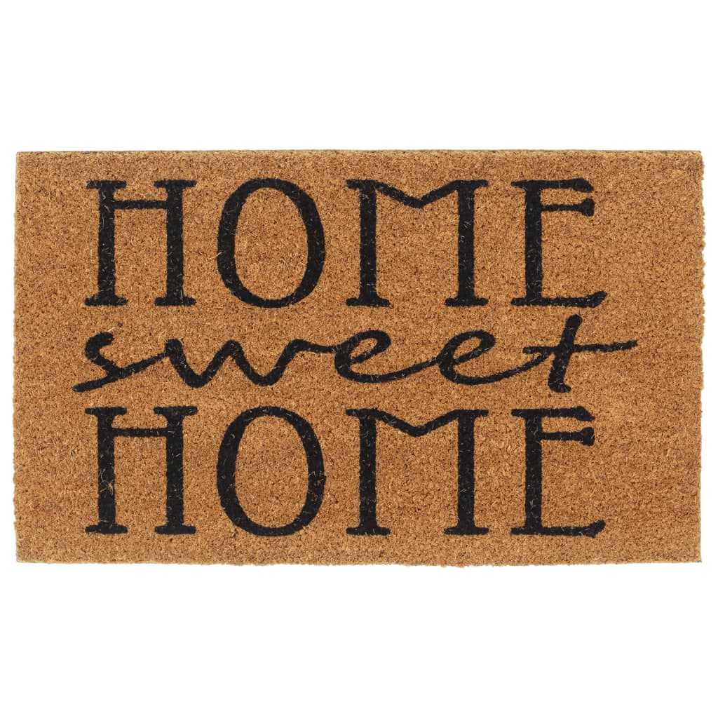 vidaXL Door Mat Natural 45x75 cm Tufted Coir