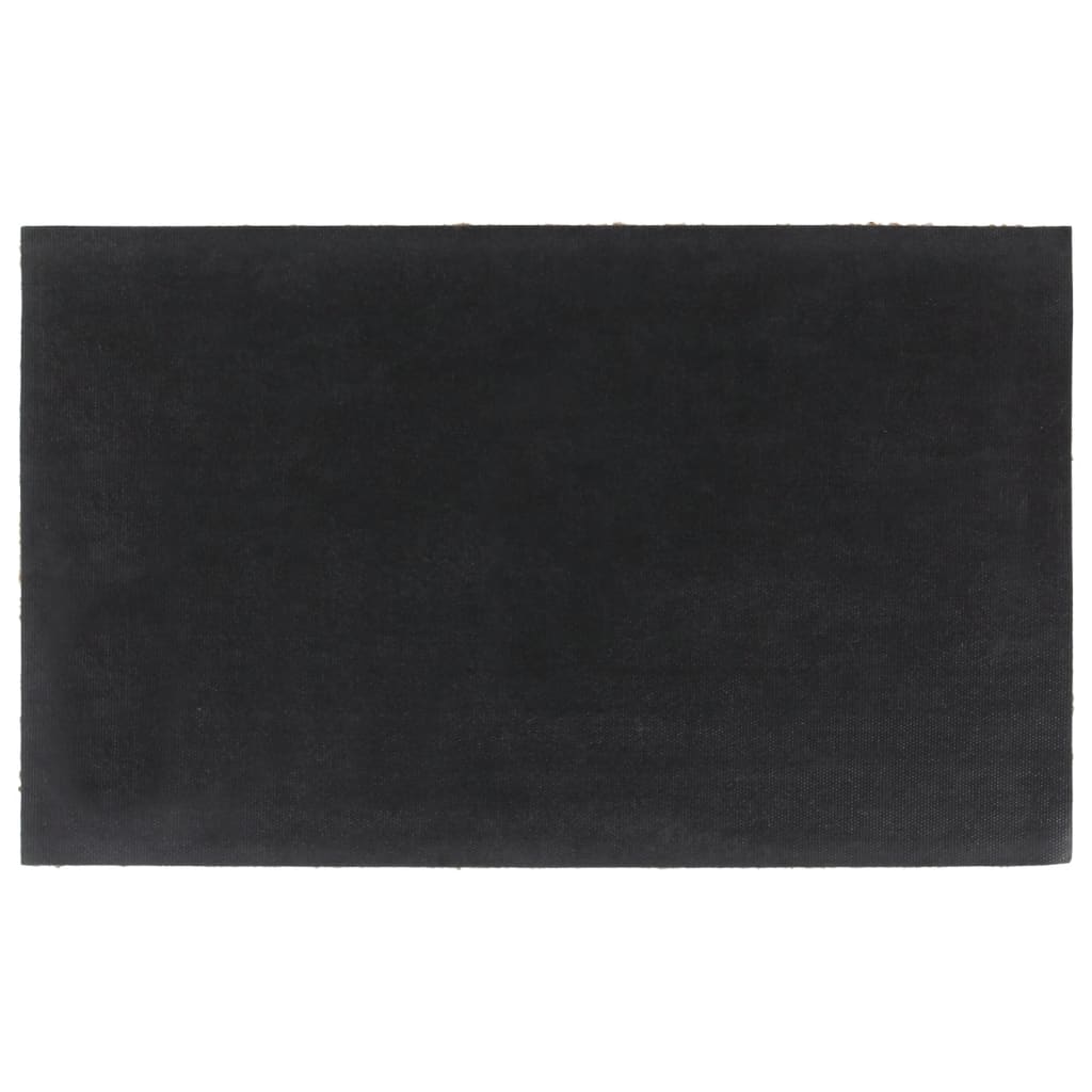 vidaXL Door Mat Natural 45x75 cm Tufted Coir