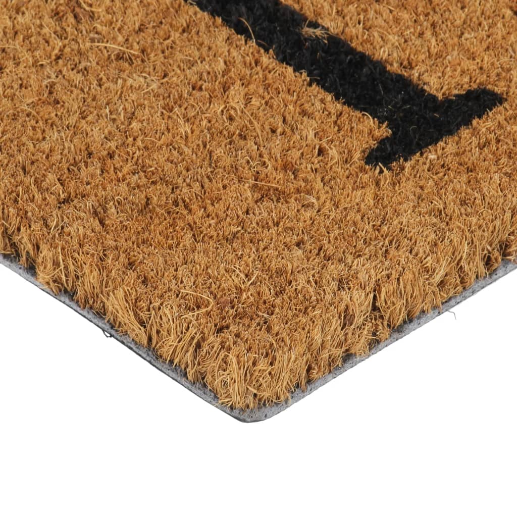 vidaXL Door Mat Natural 45x75 cm Tufted Coir