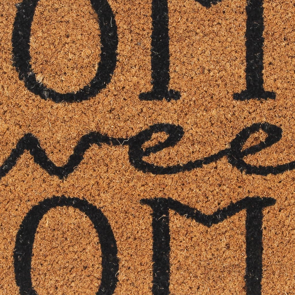 vidaXL Door Mat Natural 45x75 cm Tufted Coir