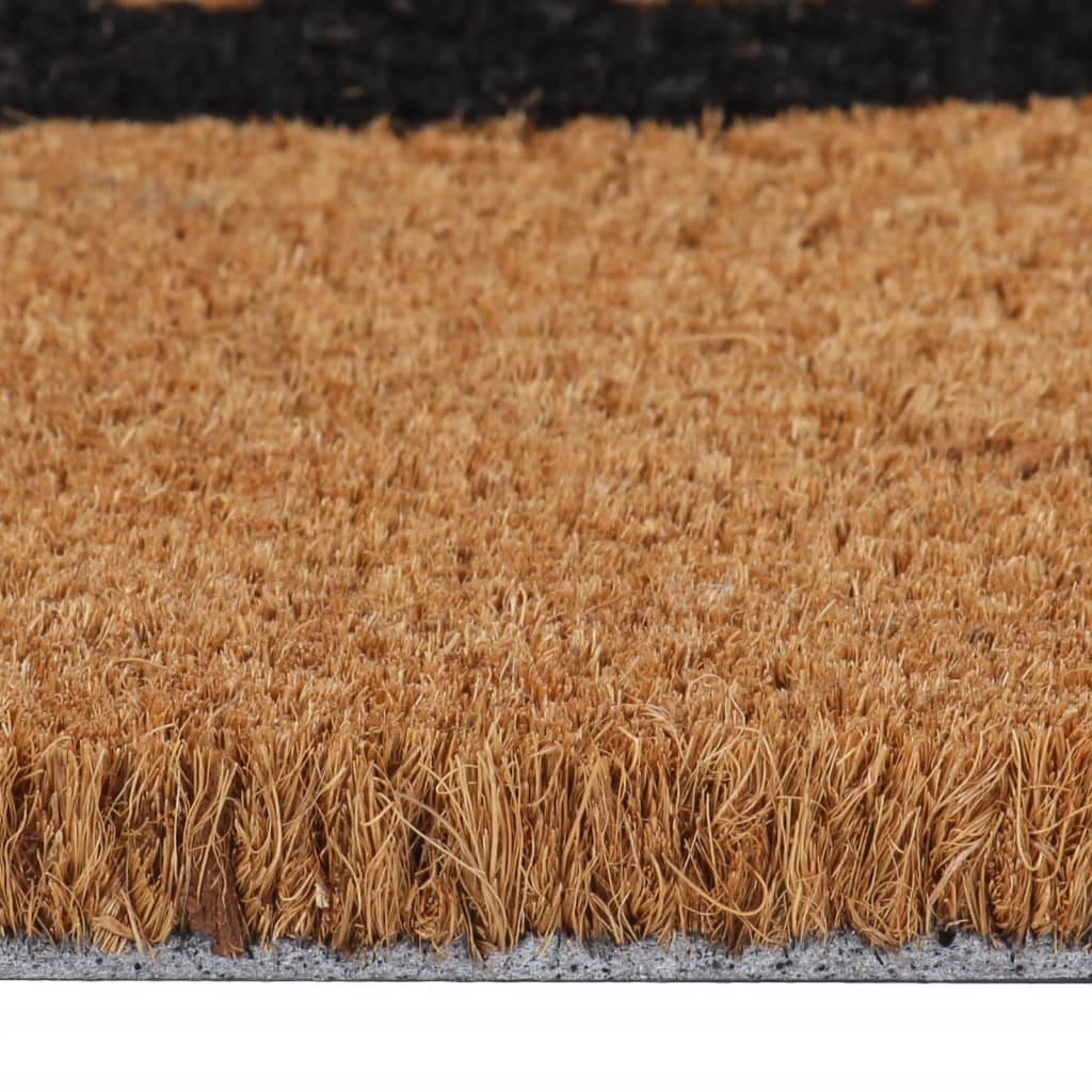 vidaXL Door Mat Natural 40x60 cm Tufted Coir
