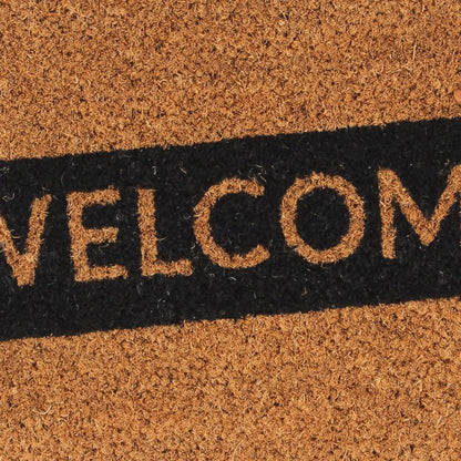 vidaXL Door Mat Natural 40x60 cm Tufted Coir