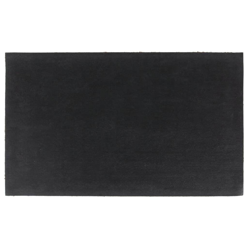 vidaXL Door Mat Natural 45x75 cm Tufted Coir