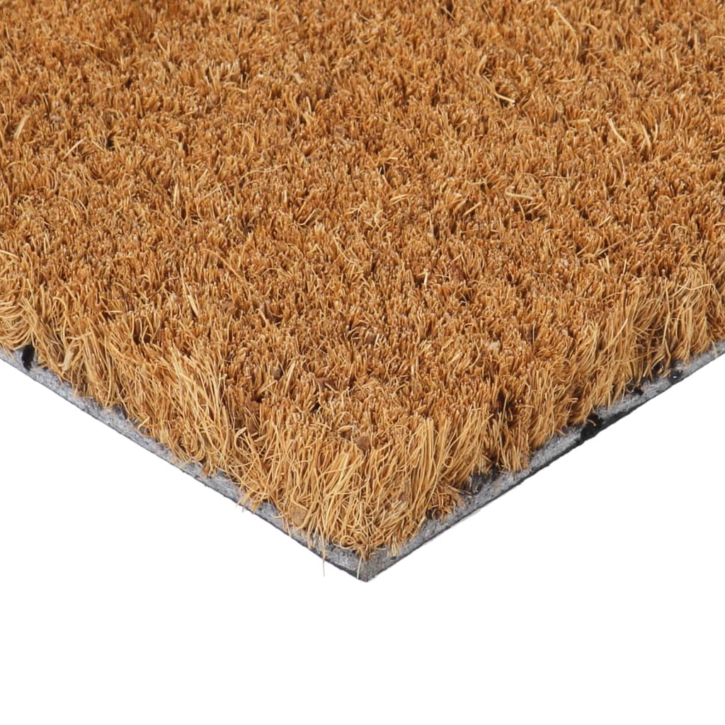 vidaXL Door Mat Natural 45x75 cm Tufted Coir