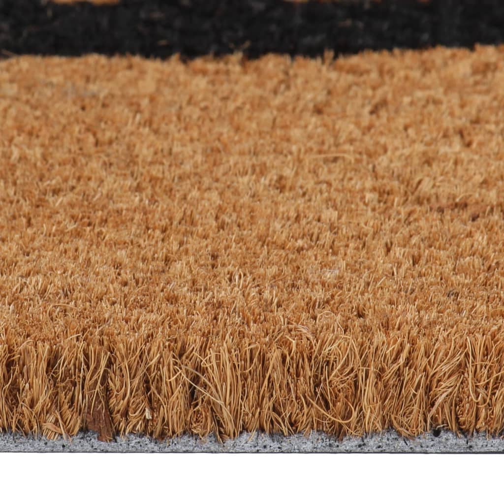 vidaXL Door Mat Natural 45x75 cm Tufted Coir