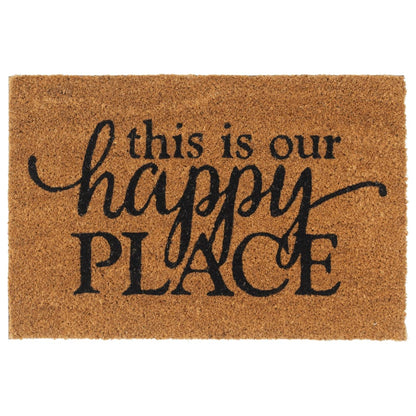 vidaXL Door Mat Natural 40x60 cm Tufted Coir