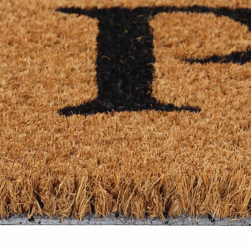 vidaXL Door Mat Natural 40x60 cm Tufted Coir