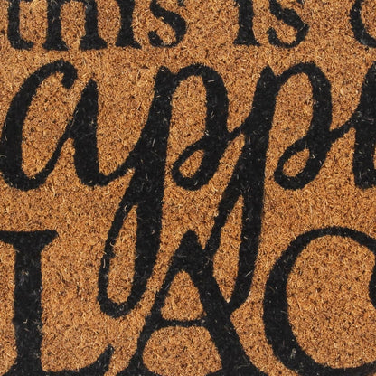 vidaXL Door Mat Natural 40x60 cm Tufted Coir
