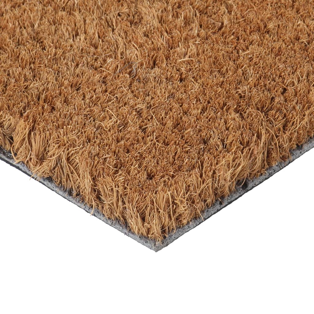 vidaXL Door Mat Natural 45x75 cm Tufted Coir