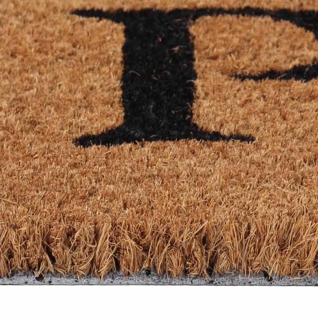 vidaXL Door Mat Natural 45x75 cm Tufted Coir