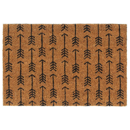 vidaXL Door Mat Natural 40x60 cm Tufted Coir