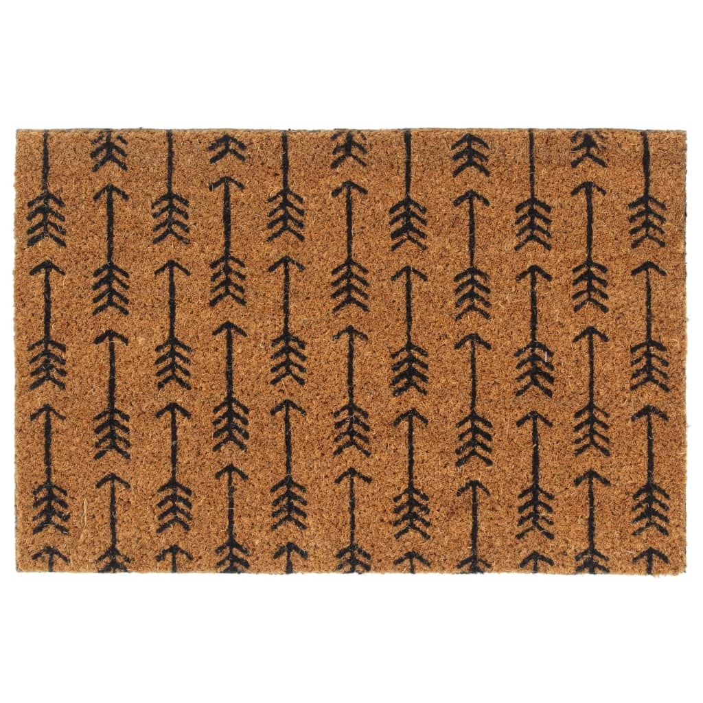 vidaXL Door Mat Natural 40x60 cm Tufted Coir