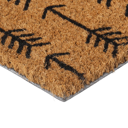 vidaXL Door Mat Natural 40x60 cm Tufted Coir