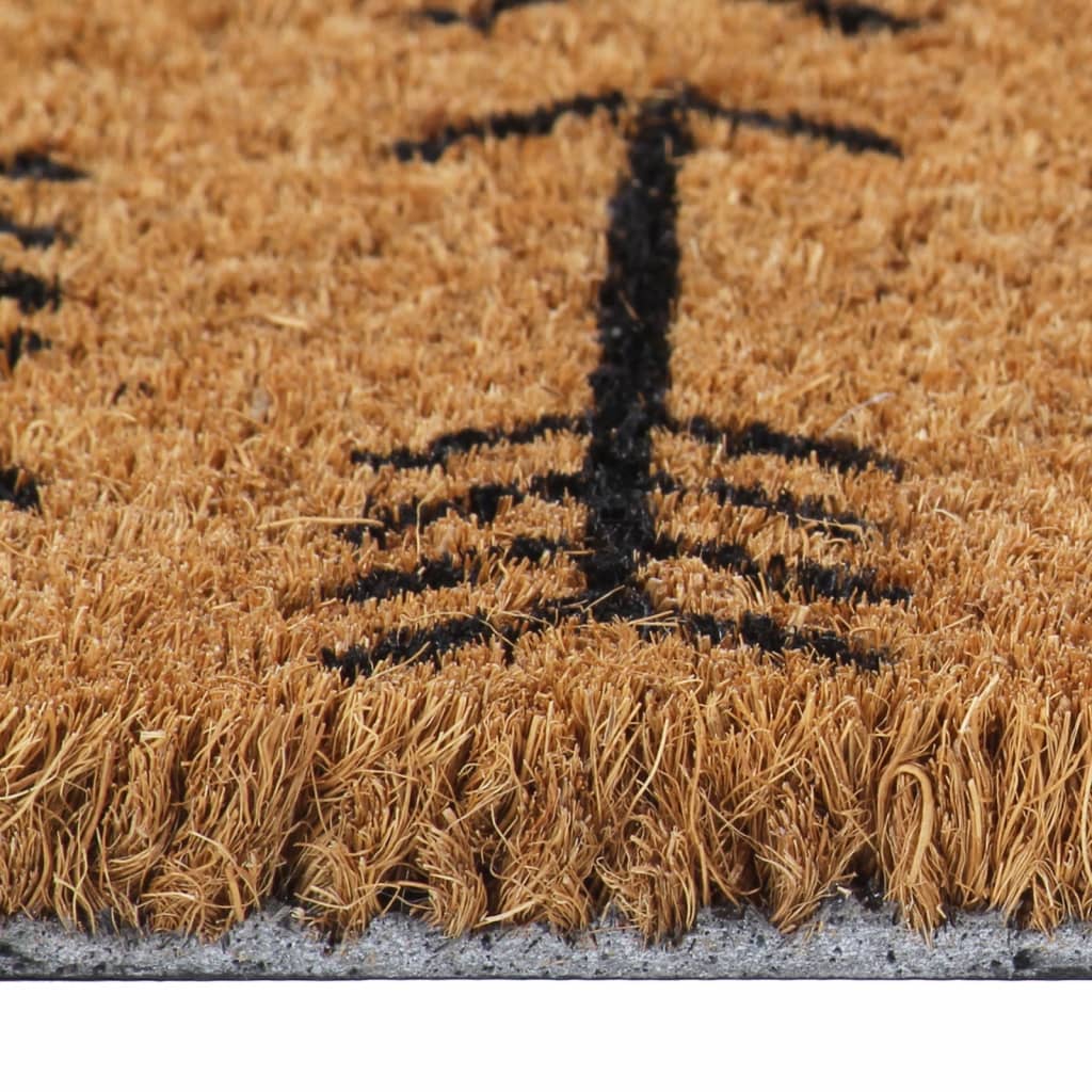 vidaXL Door Mat Natural 40x60 cm Tufted Coir