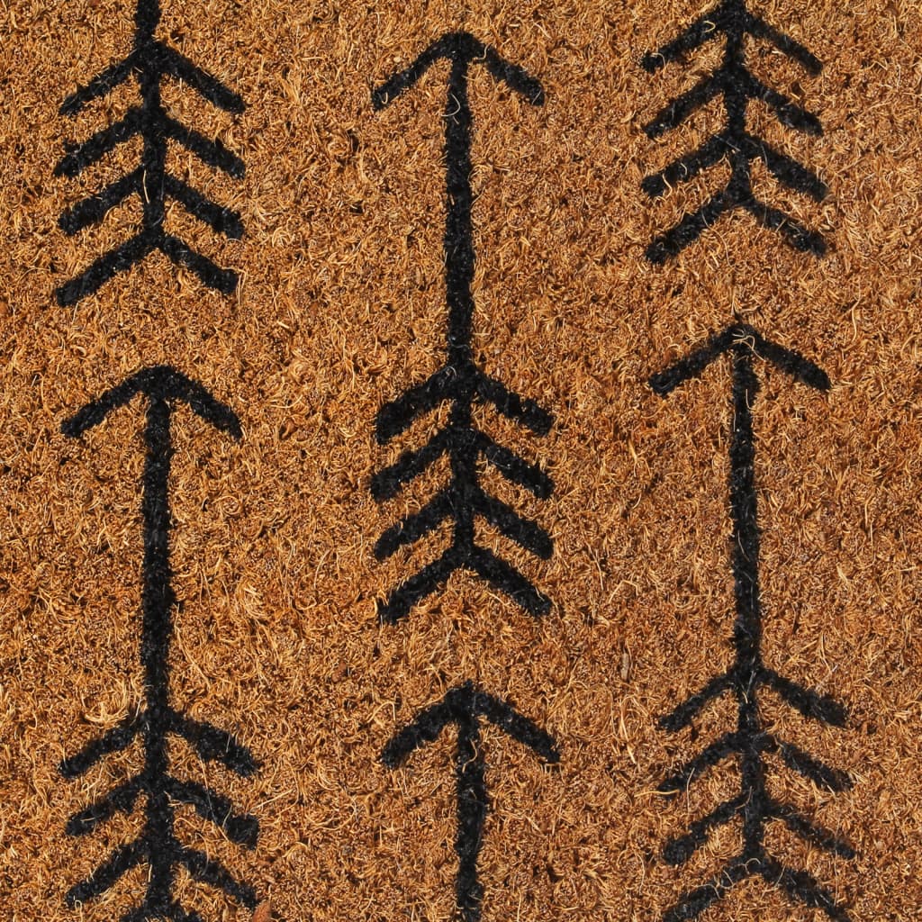 vidaXL Door Mat Natural 40x60 cm Tufted Coir