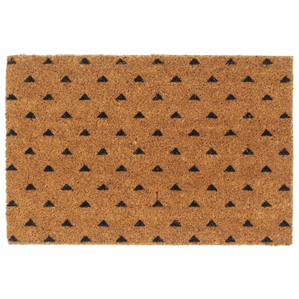 vidaXL Door Mat Natural 40x60 cm Tufted Coir