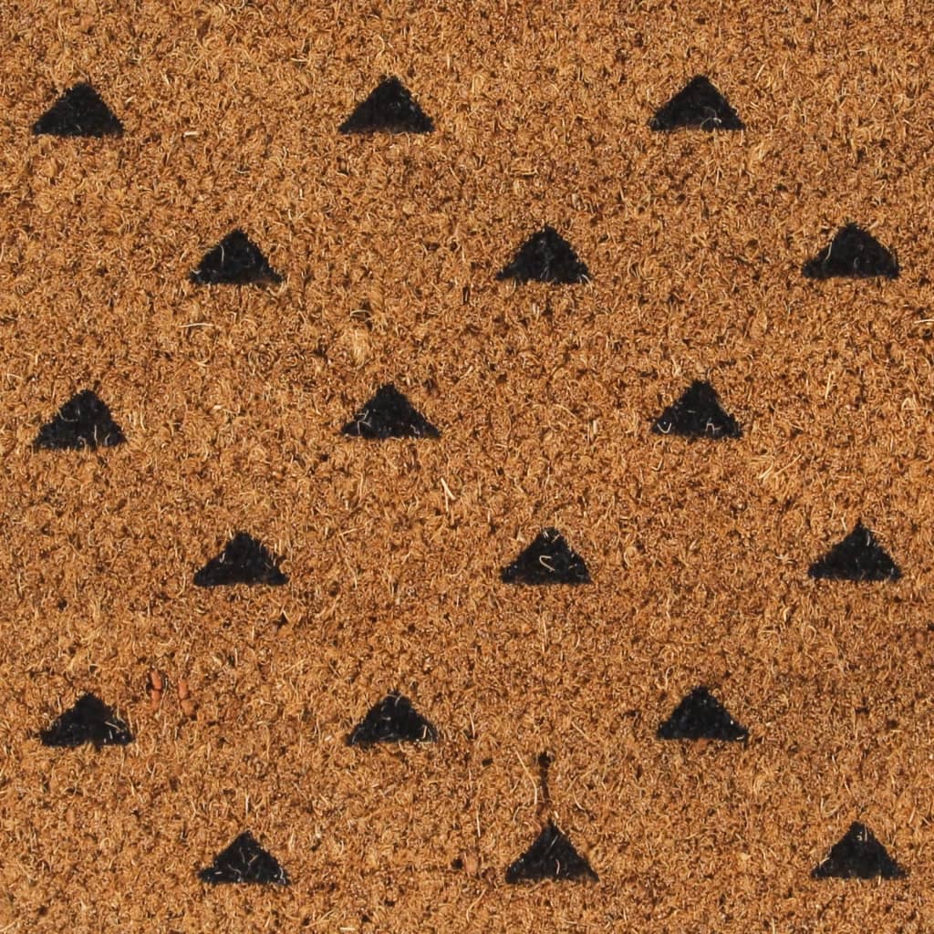 vidaXL Door Mat Natural 40x60 cm Tufted Coir