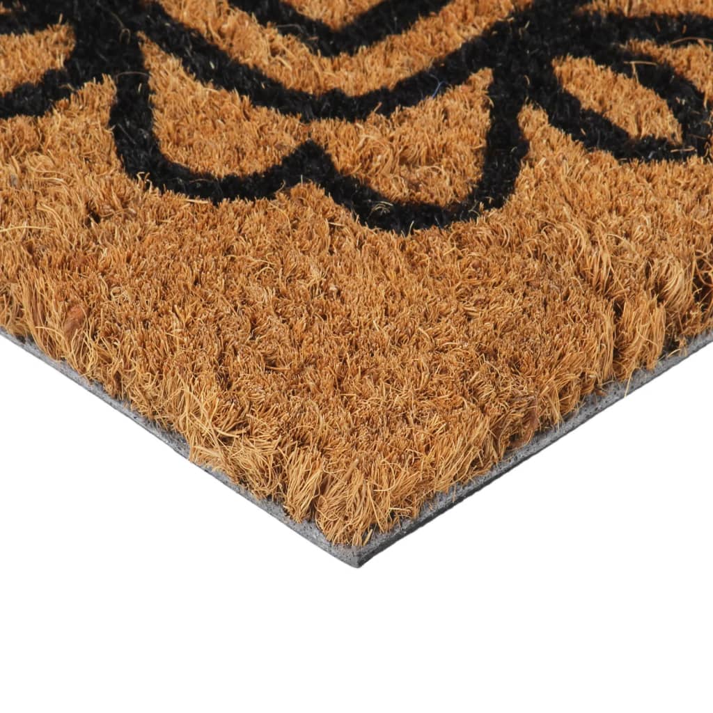 vidaXL Door Mat Natural 40x60 cm Tufted Coir