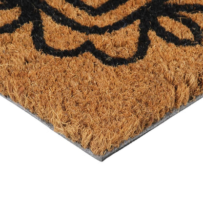 vidaXL Door Mat Natural 40x60 cm Tufted Coir