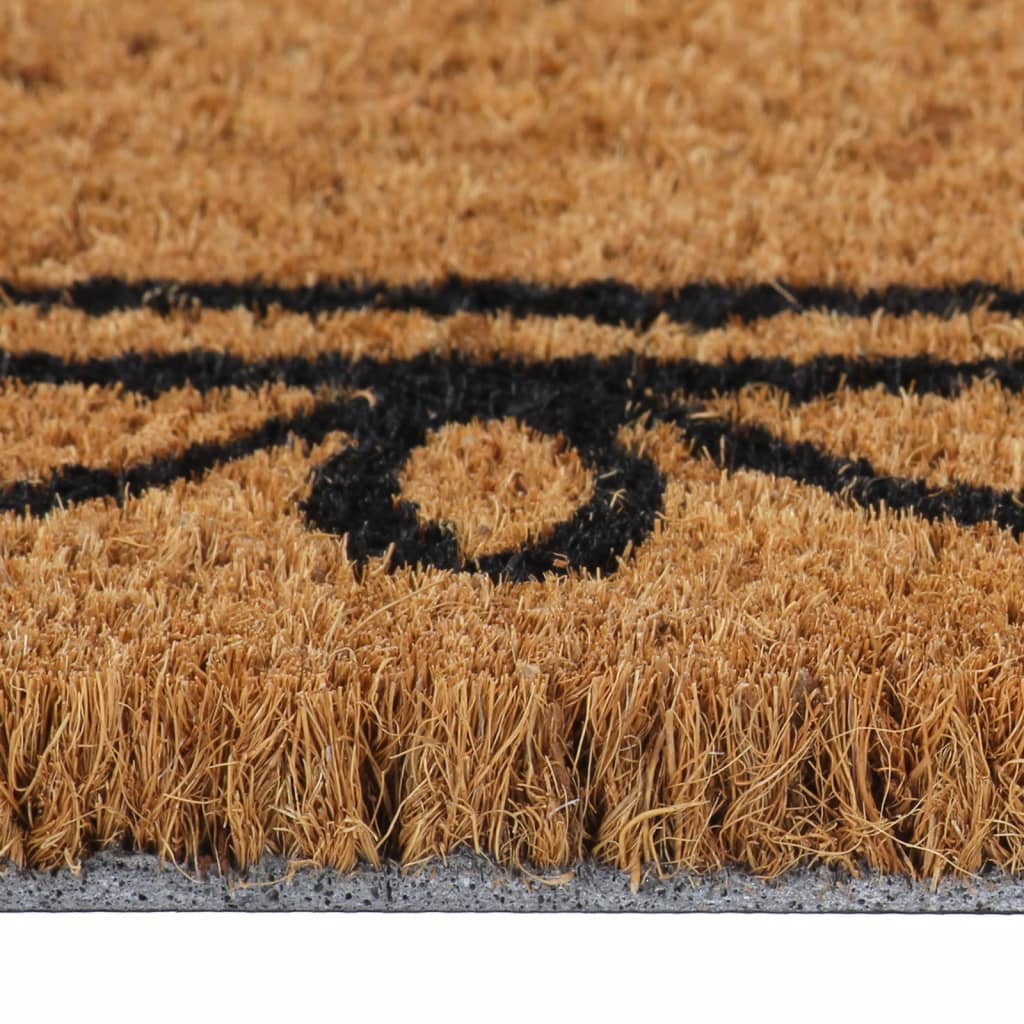 vidaXL Door Mat Natural 40x60 cm Tufted Coir