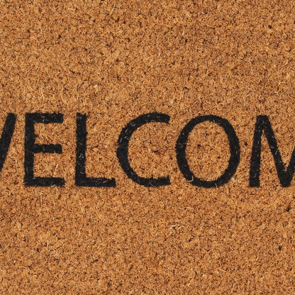 vidaXL Door Mat Natural 40x60 cm Tufted Coir