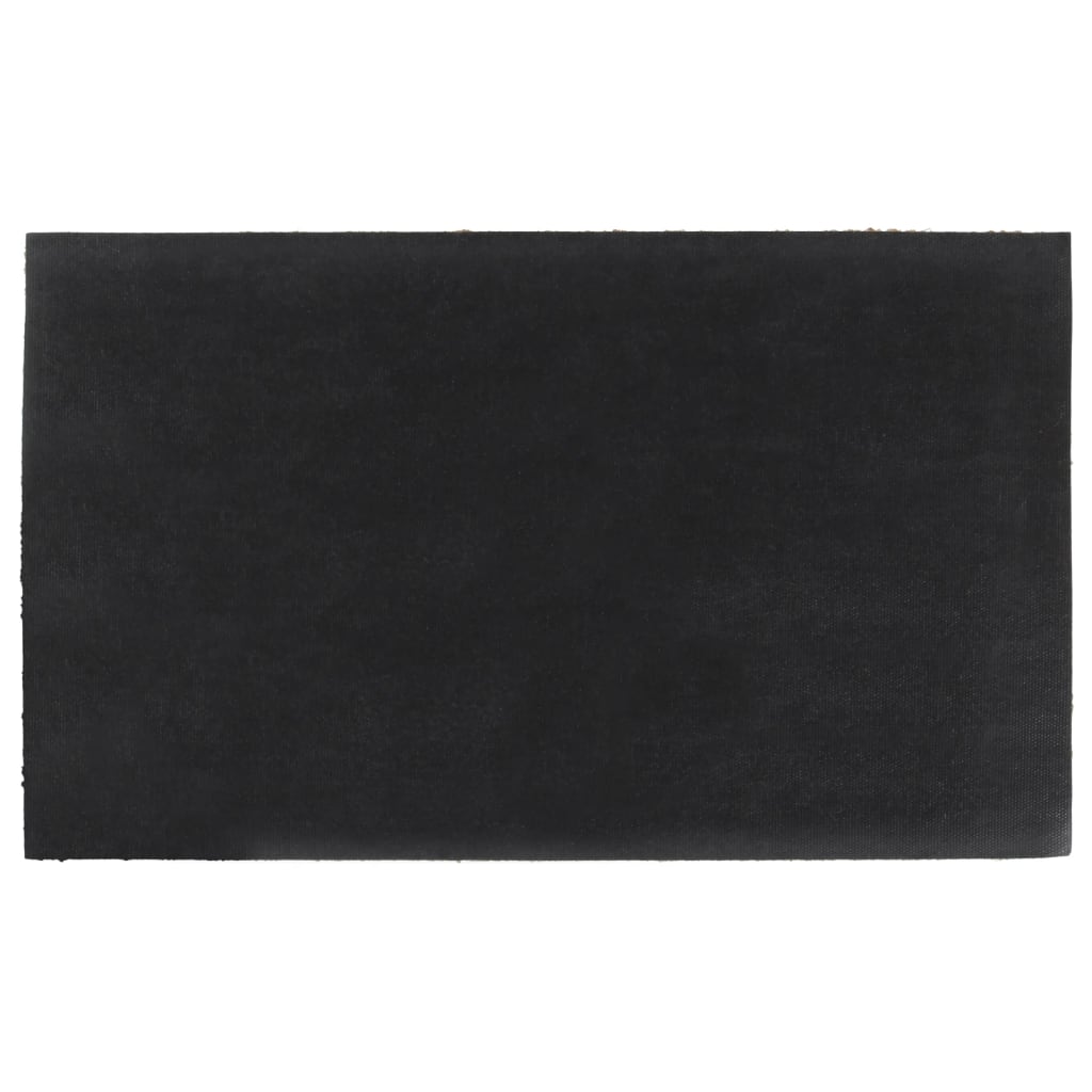 vidaXL Door Mat Natural 45x75 cm Tufted Coir