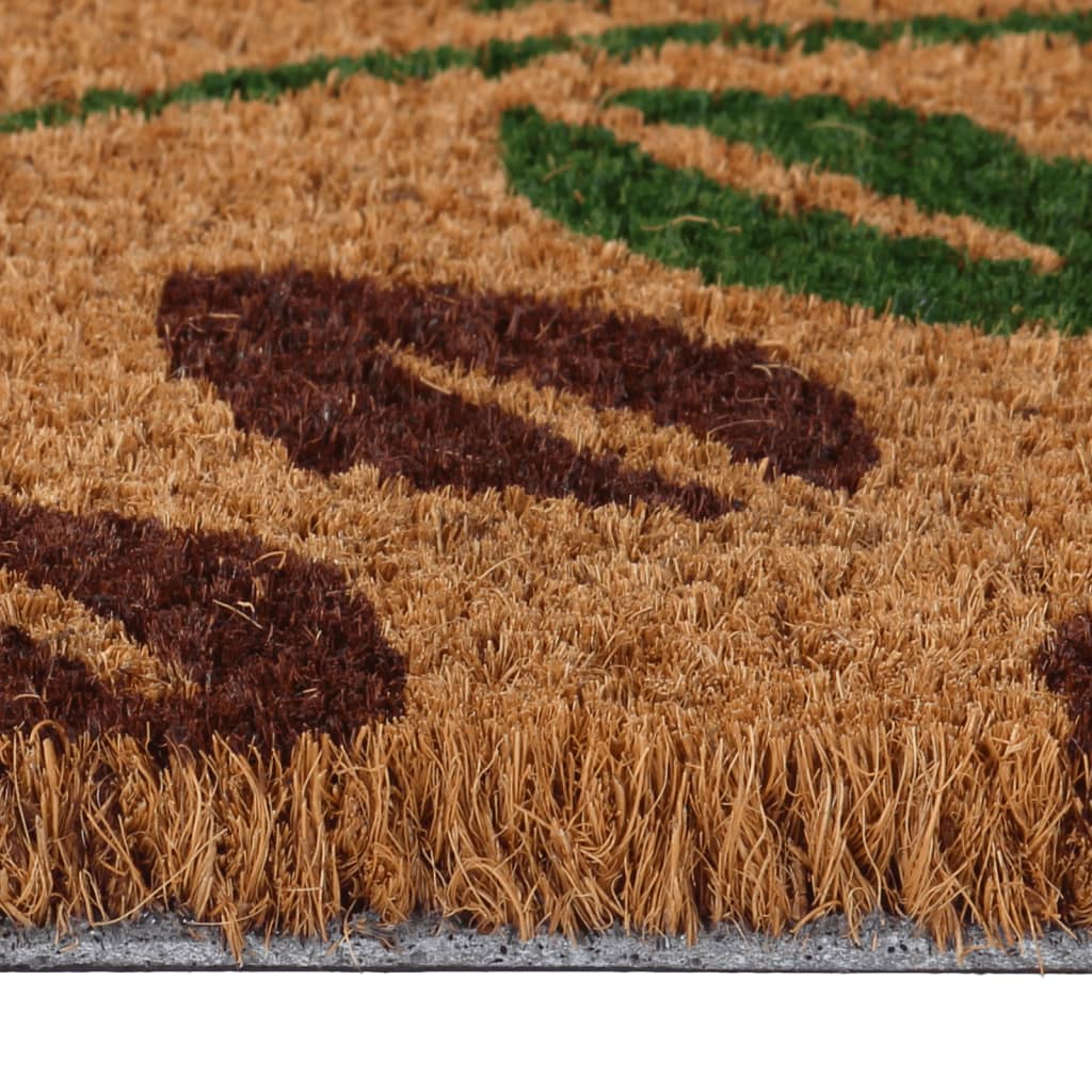 vidaXL Door Mat Natural 40x60 cm Tufted Coir