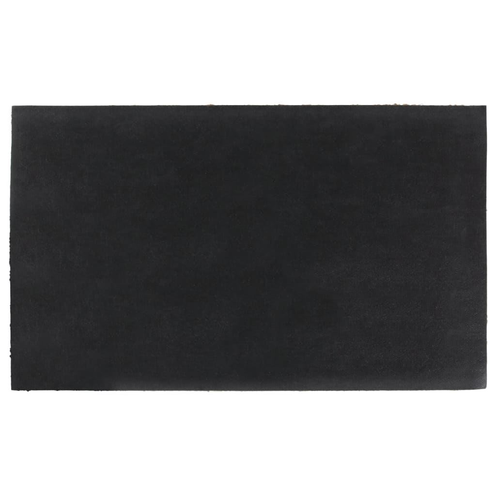 vidaXL Door Mat Natural 45x75 cm Tufted Coir