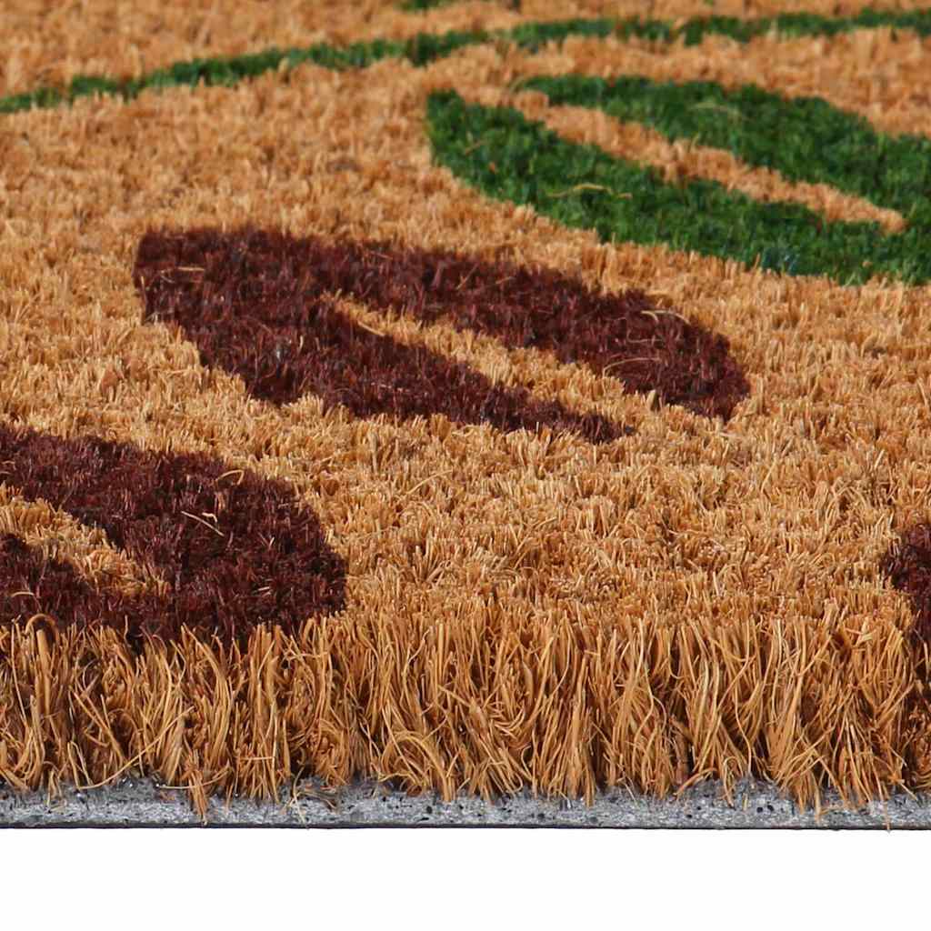 vidaXL Door Mat Natural 45x75 cm Tufted Coir