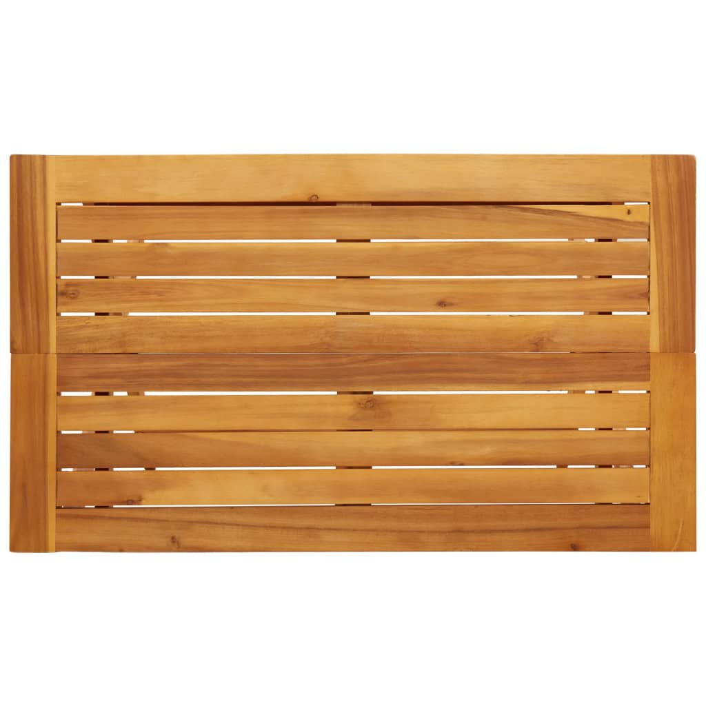 vidaXL Folding Garden Table 90x52.5x65 cm Solid Wood Acacia